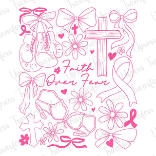 Faith Over Fear Cancer Collage