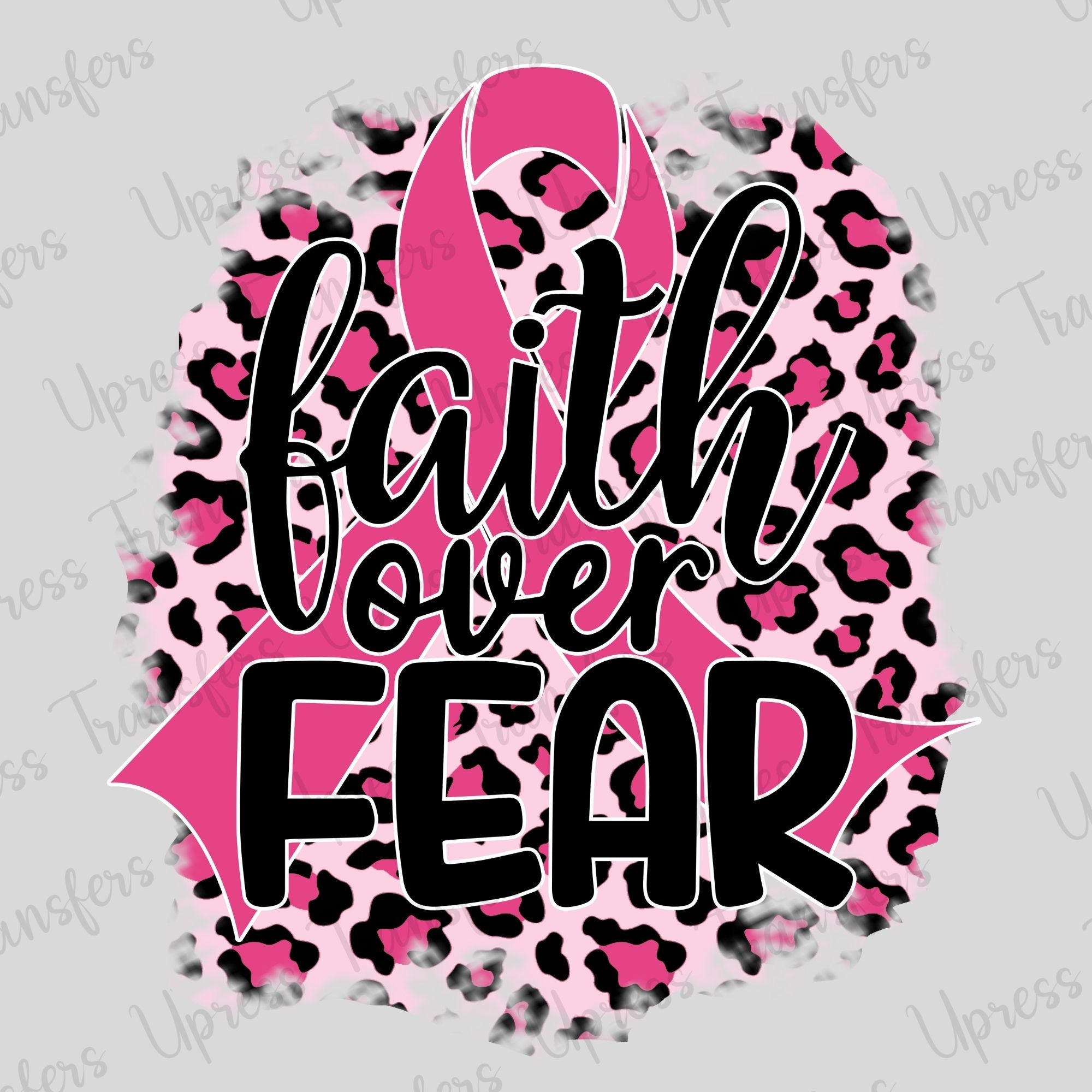 Faith Over Fear Cancer Ribbon