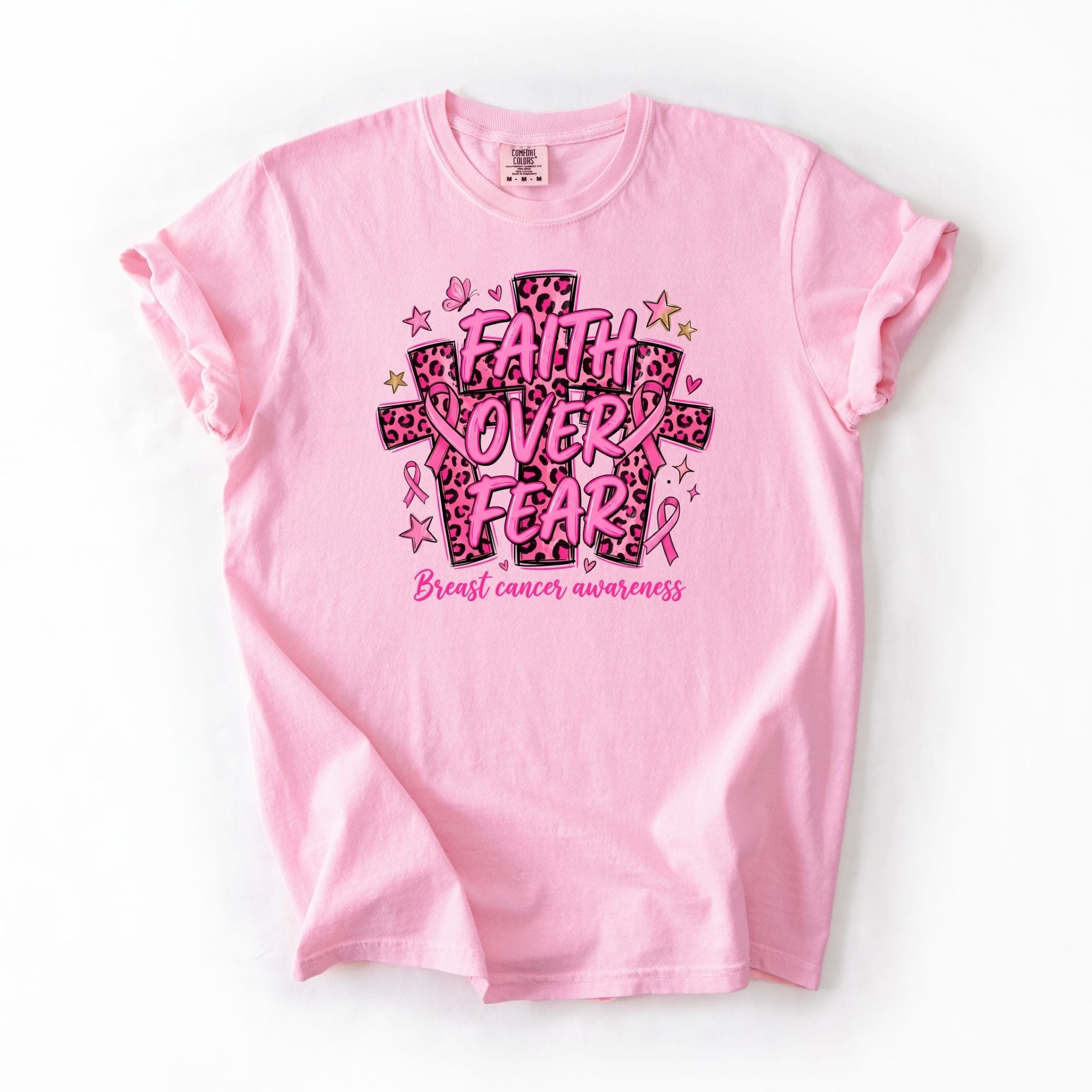Faith Over Fear Cheetah Breast Cancer