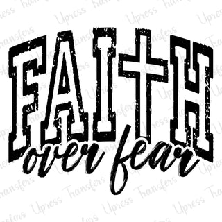 Faith Over Fear Distressed
