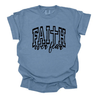 Faith Over Fear Distressed
