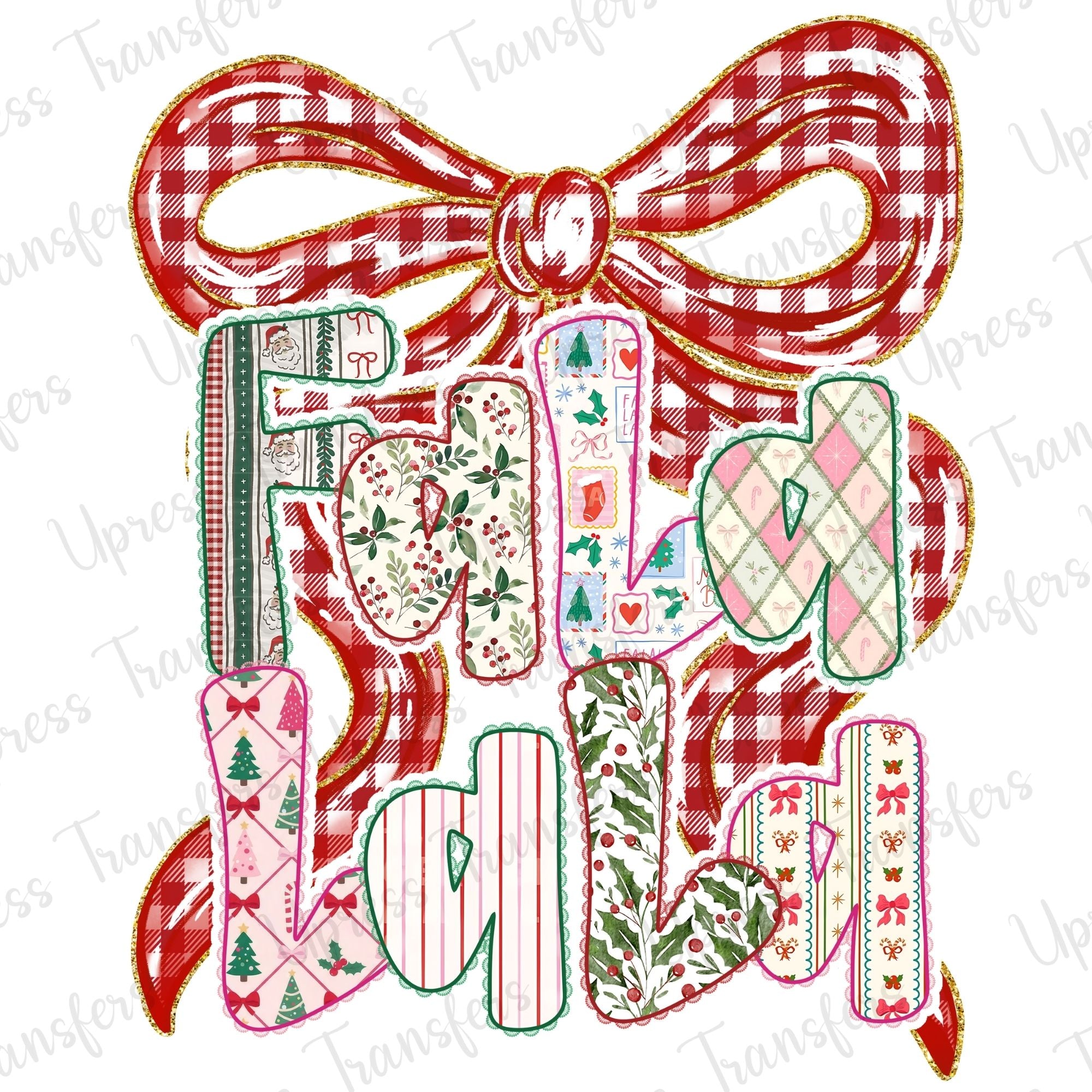 Falalala Checkered Bow