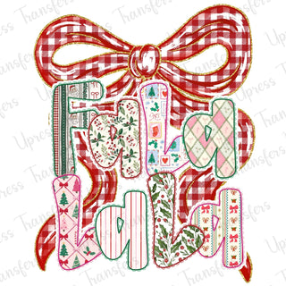 Falalala Checkered Bow