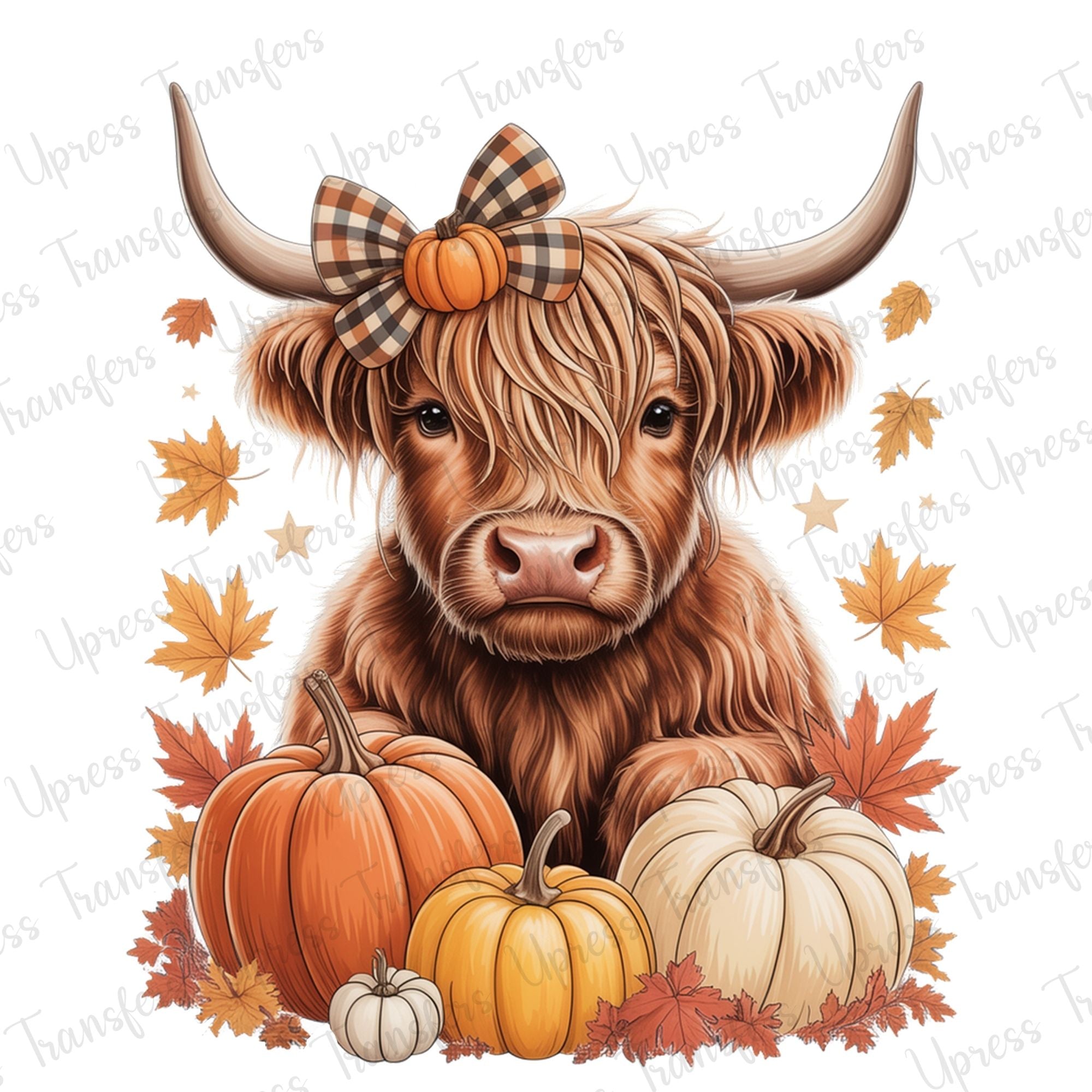 Fall Bow Cow