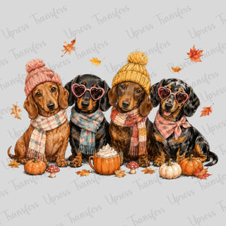 Fall Cute Dogs