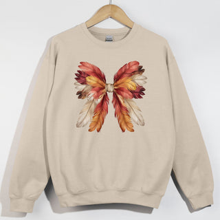 Fall Feather Bow