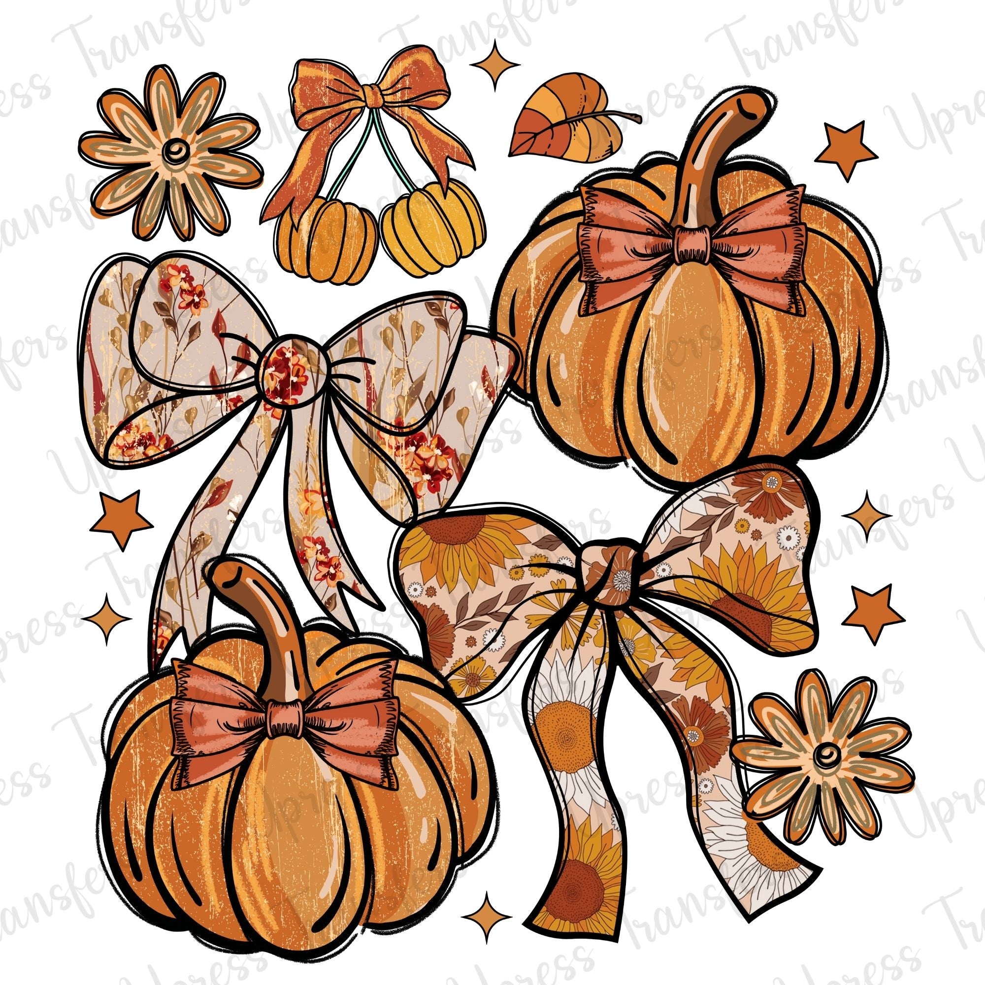 Fall Floral Collage