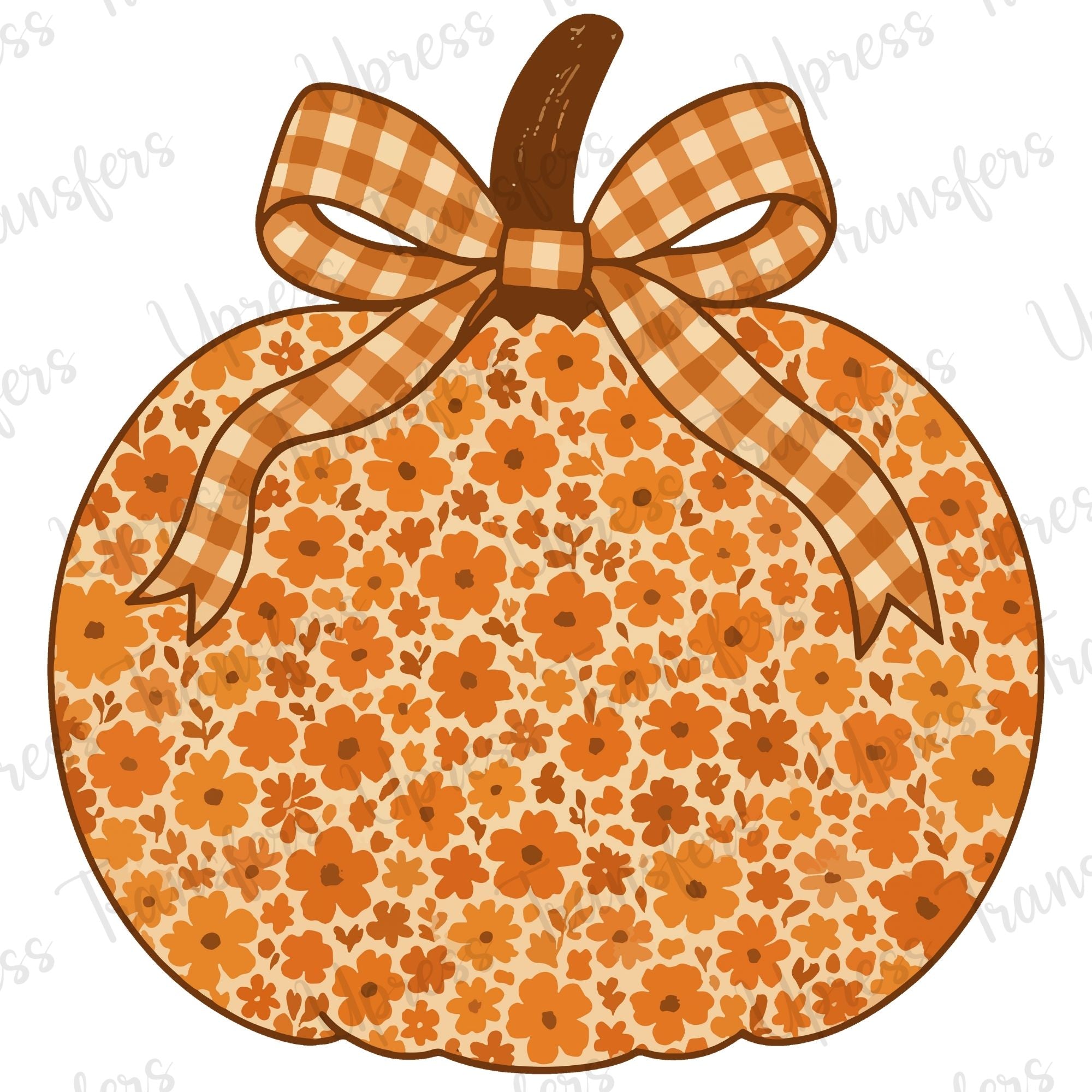 Fall Floral Pumpkin
