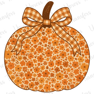 Fall Floral Pumpkin