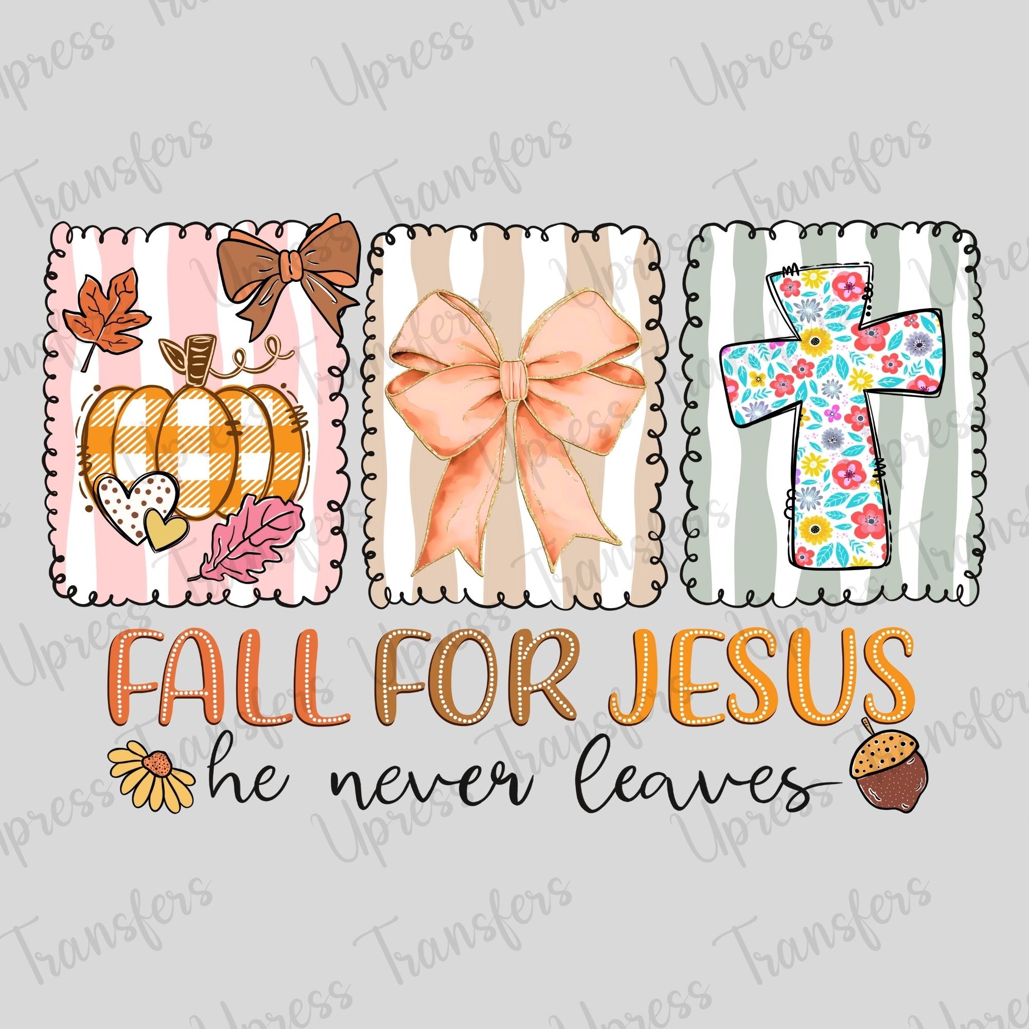 Fall For Jesus Picture Trio