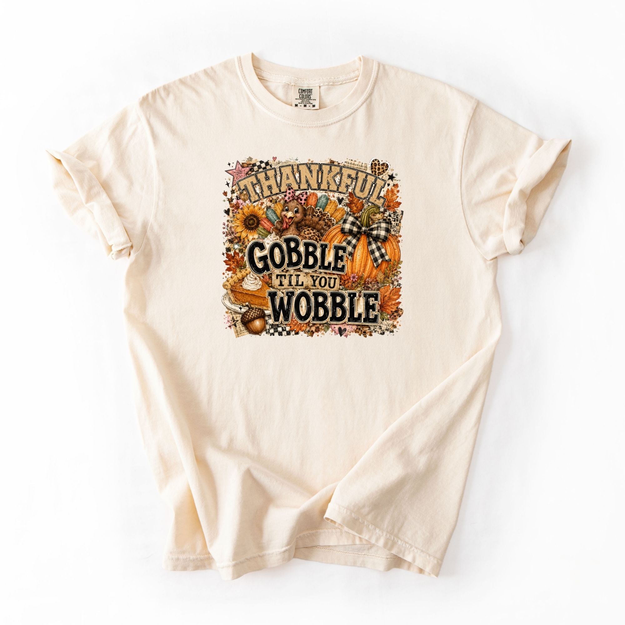 Fall Gobble Until You Wobble Thankful