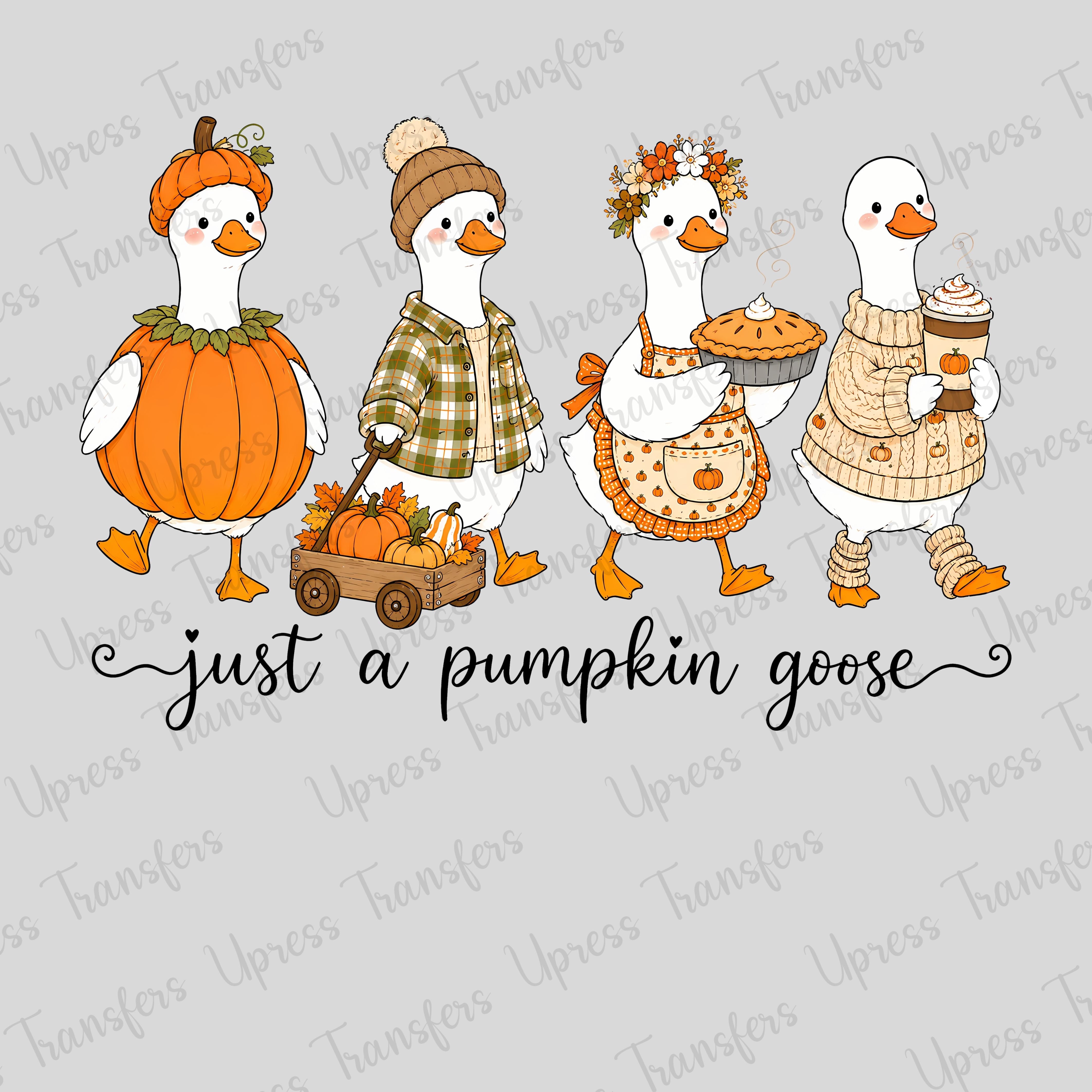 Fall Goose Family