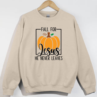 Fall He Never Leaves Pumpkin