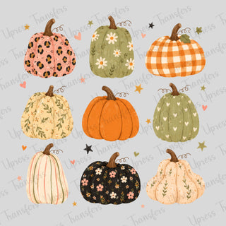 Fall Heart Pumpkins