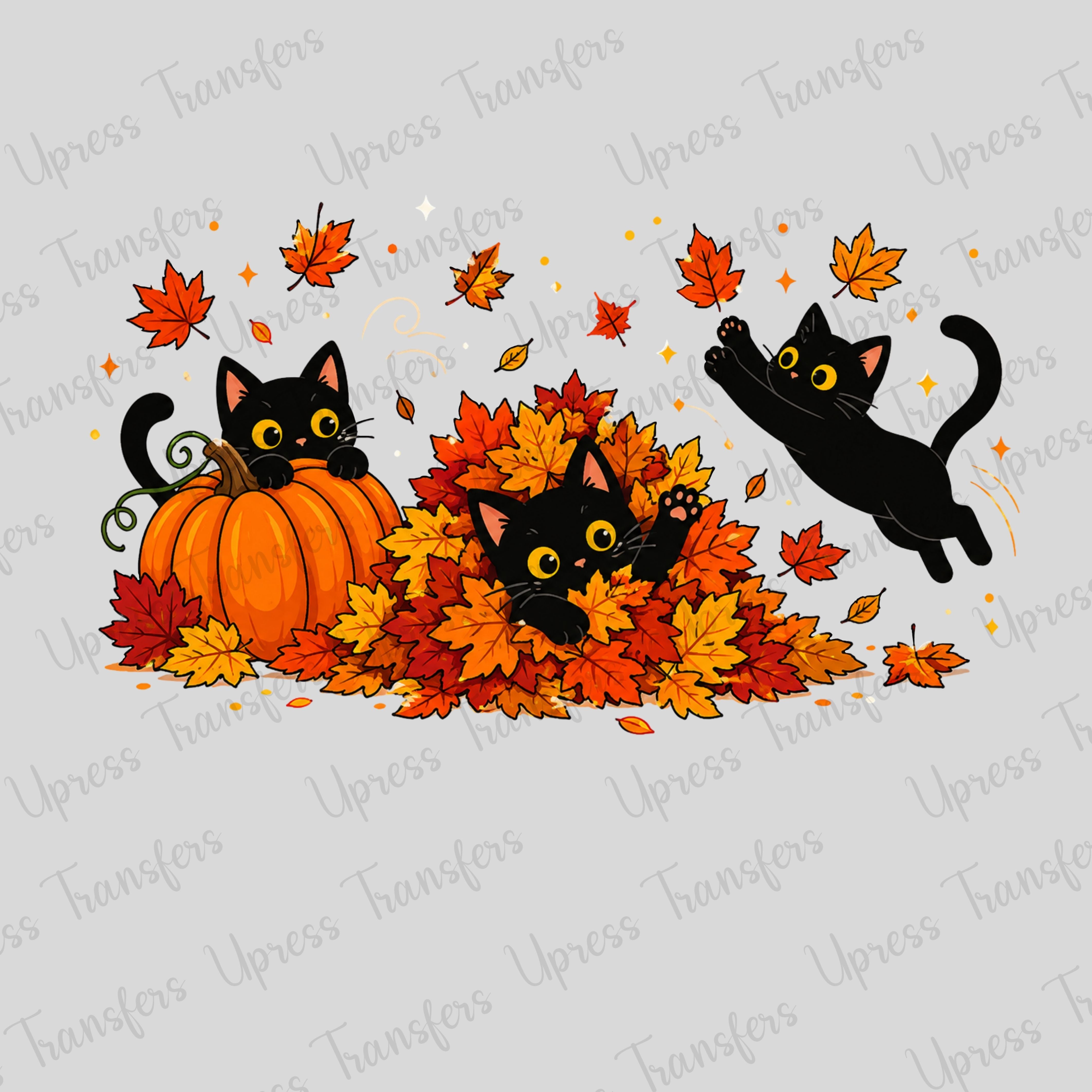 Fall Leaf Kittens