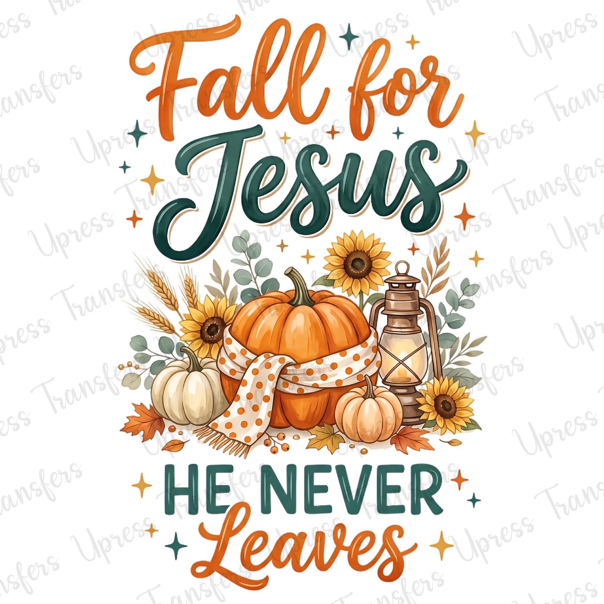Fall Leaves Christ