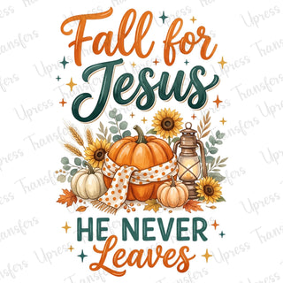 Fall Leaves Christ