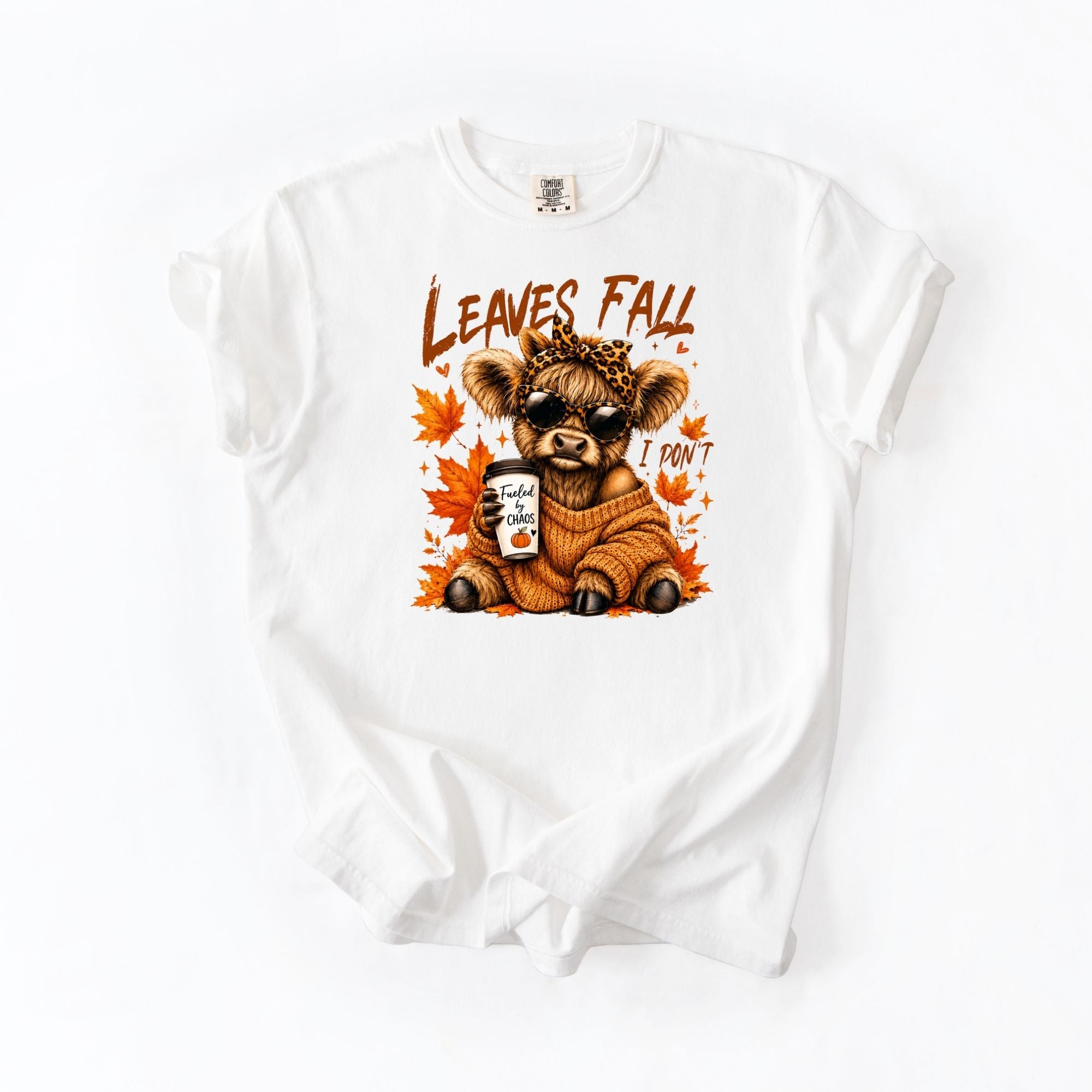Fall Leaves Highland Cow Shades