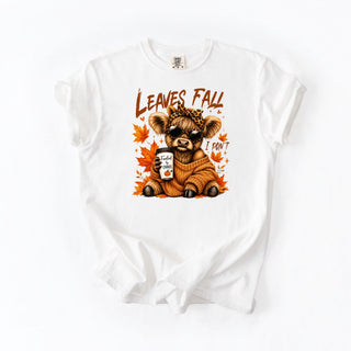 Fall Leaves Highland Cow Shades