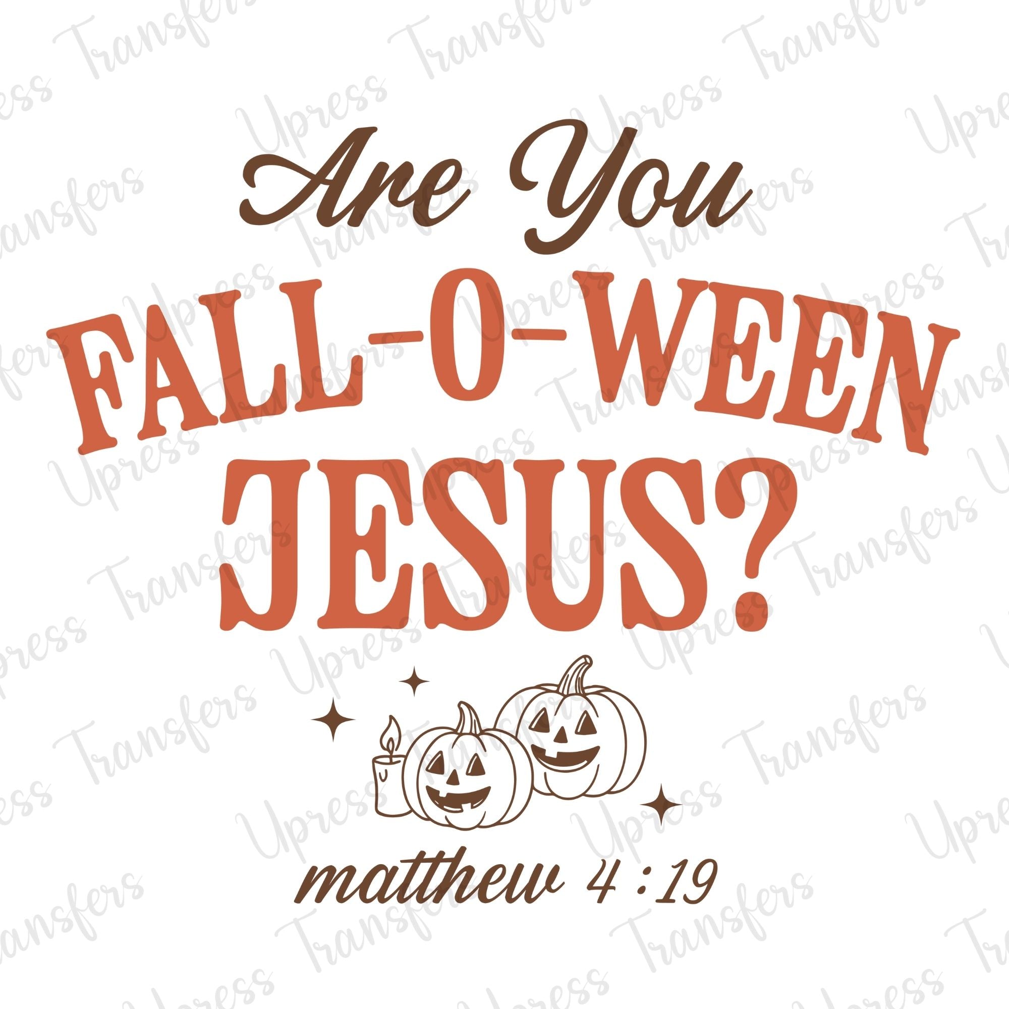 Fall O Ween Jesus