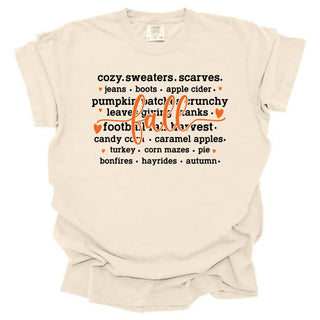Fall Orange Fall Words