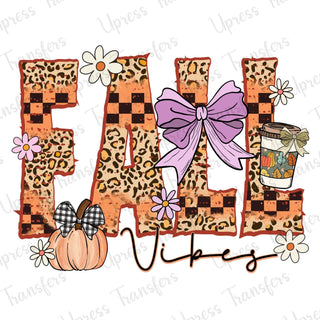 Fall Vibes Halloween Fall Patterned