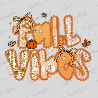 Fall Vibes Orange Lace