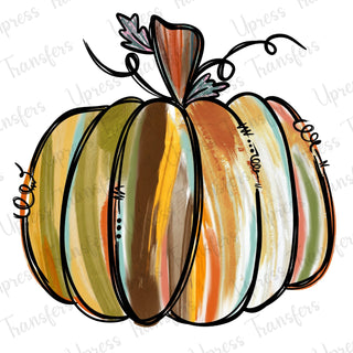Fall Watercolor Pumpkin