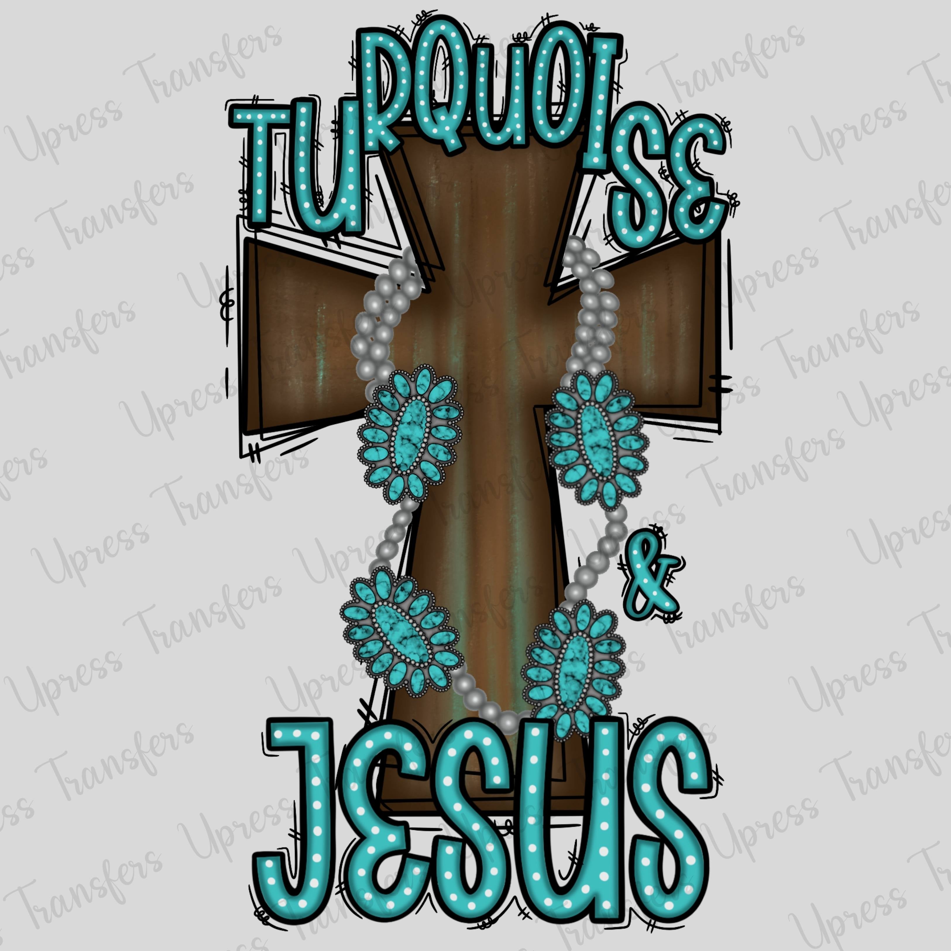 Fancey Turquoise Cross