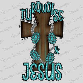 Fancey Turquoise Cross