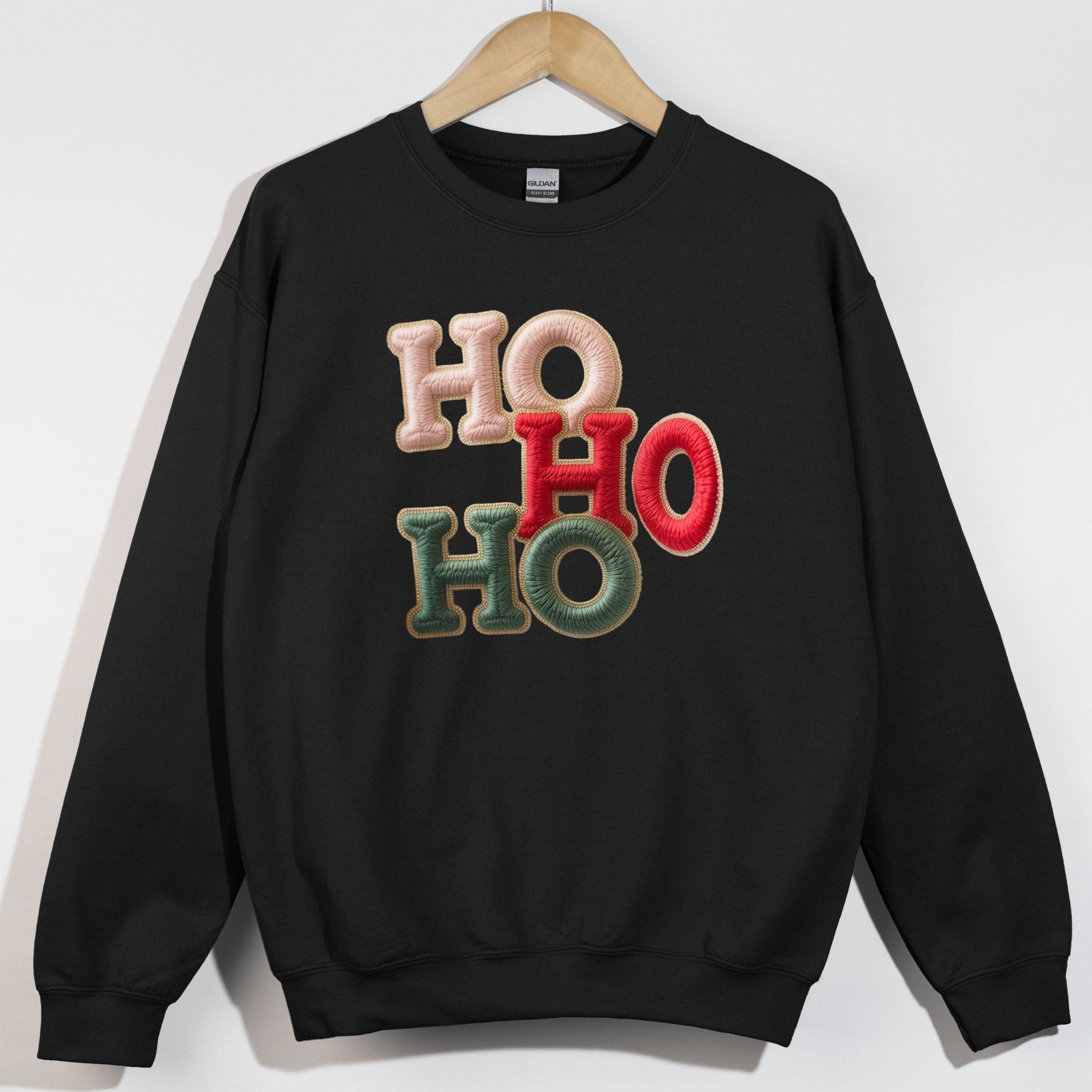 Faux Embroidery Ho Ho Ho