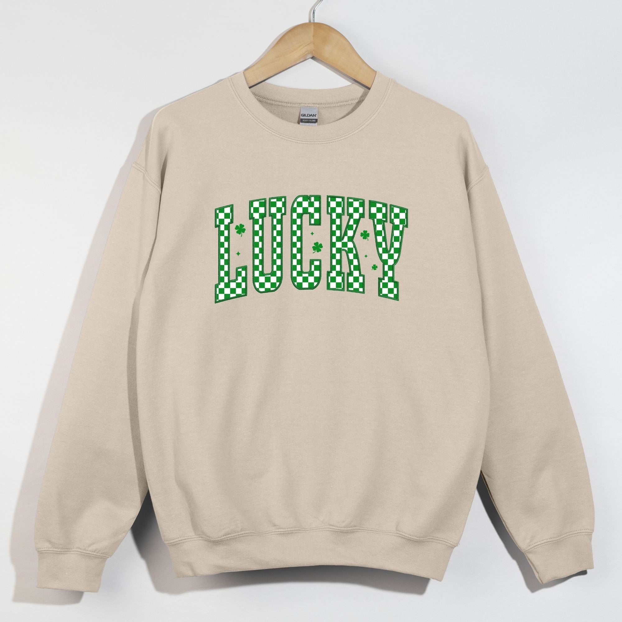 Faux Embroidery Lucky
