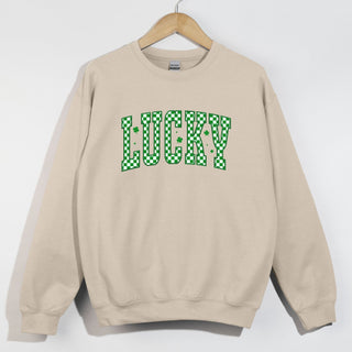 Faux Embroidery Lucky