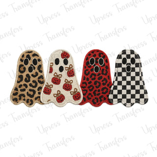 Faux Embroidery Trendy Ghosts