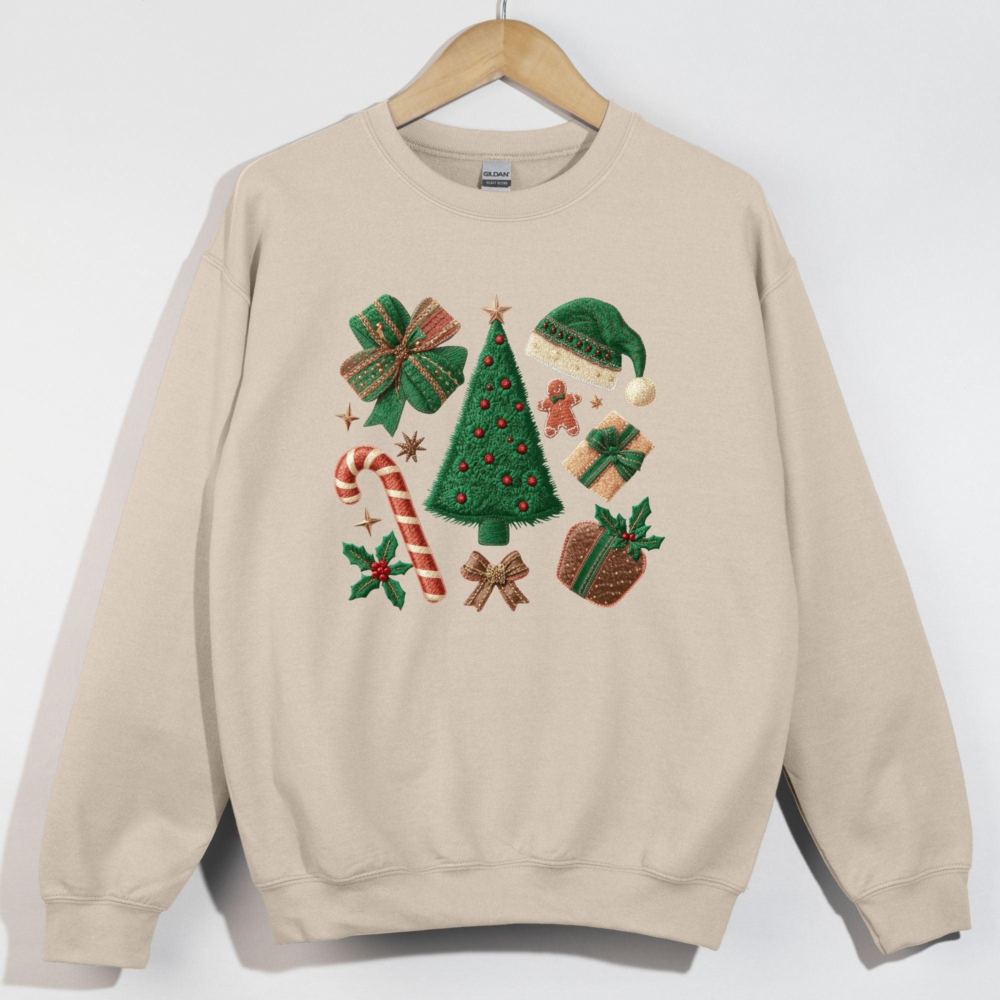 Faux Fabric Christmas Dodle