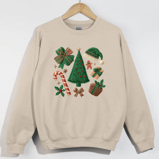 Faux Fabric Christmas Dodle