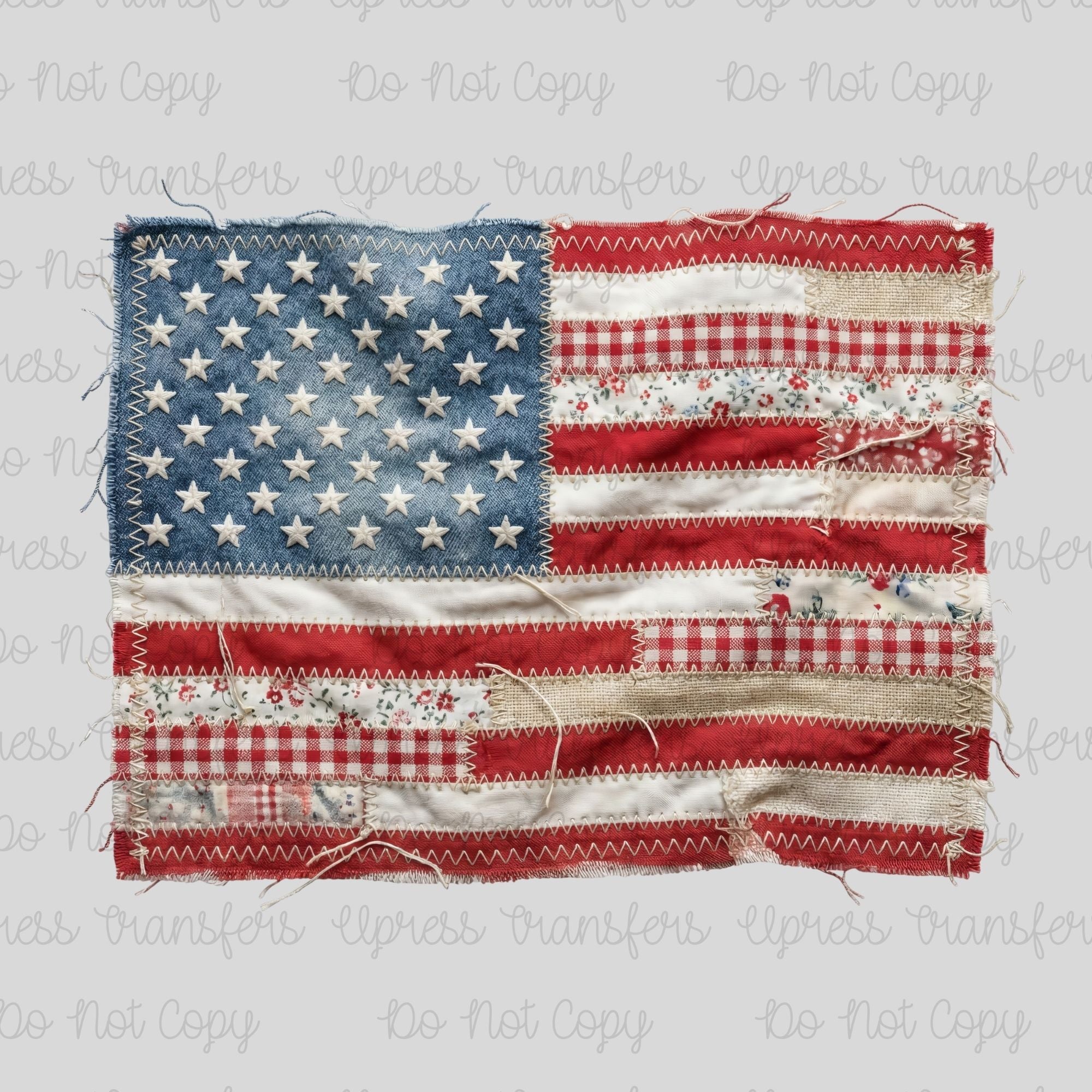 Faux Fabric Flag