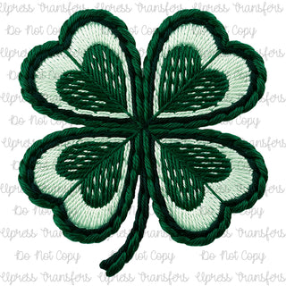 Faux Four Leaf Clover