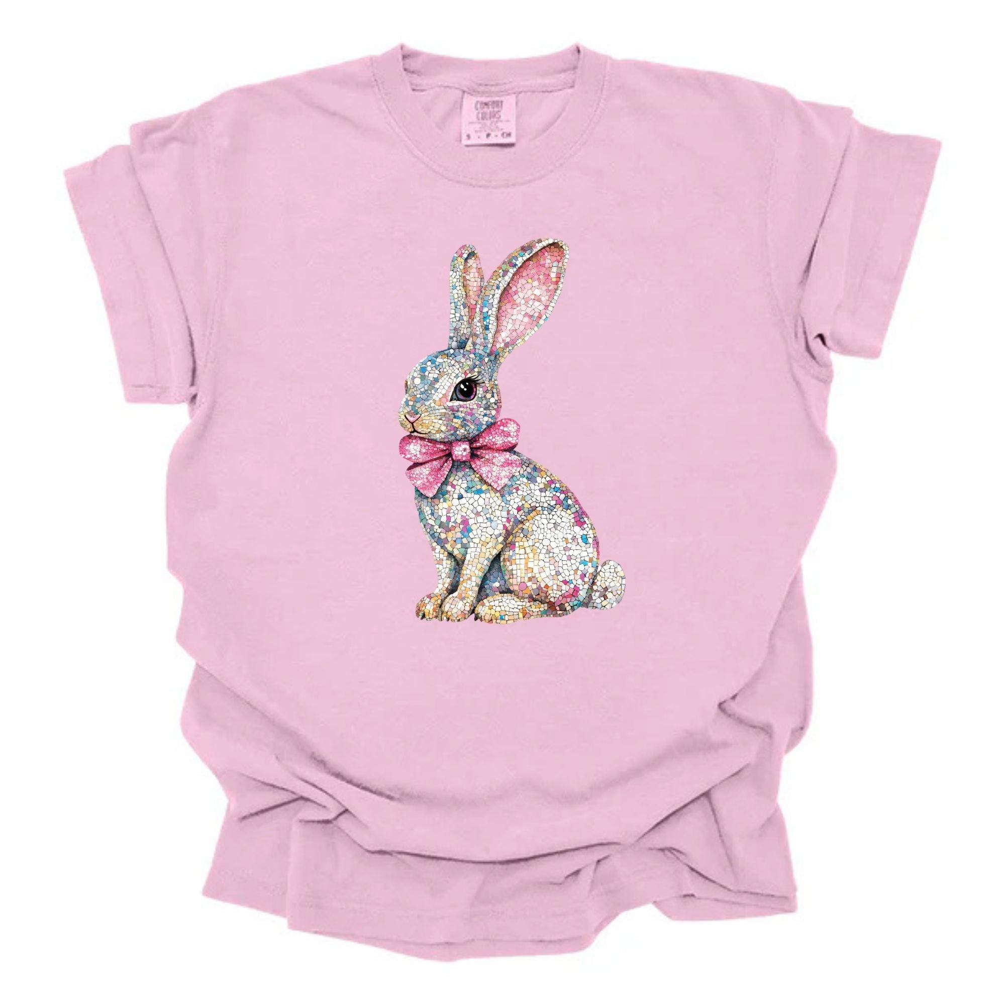 Faux Glass Pieces Bunny