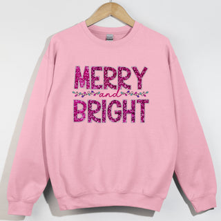 Faux Glitter Sequins Merry and bright Lights