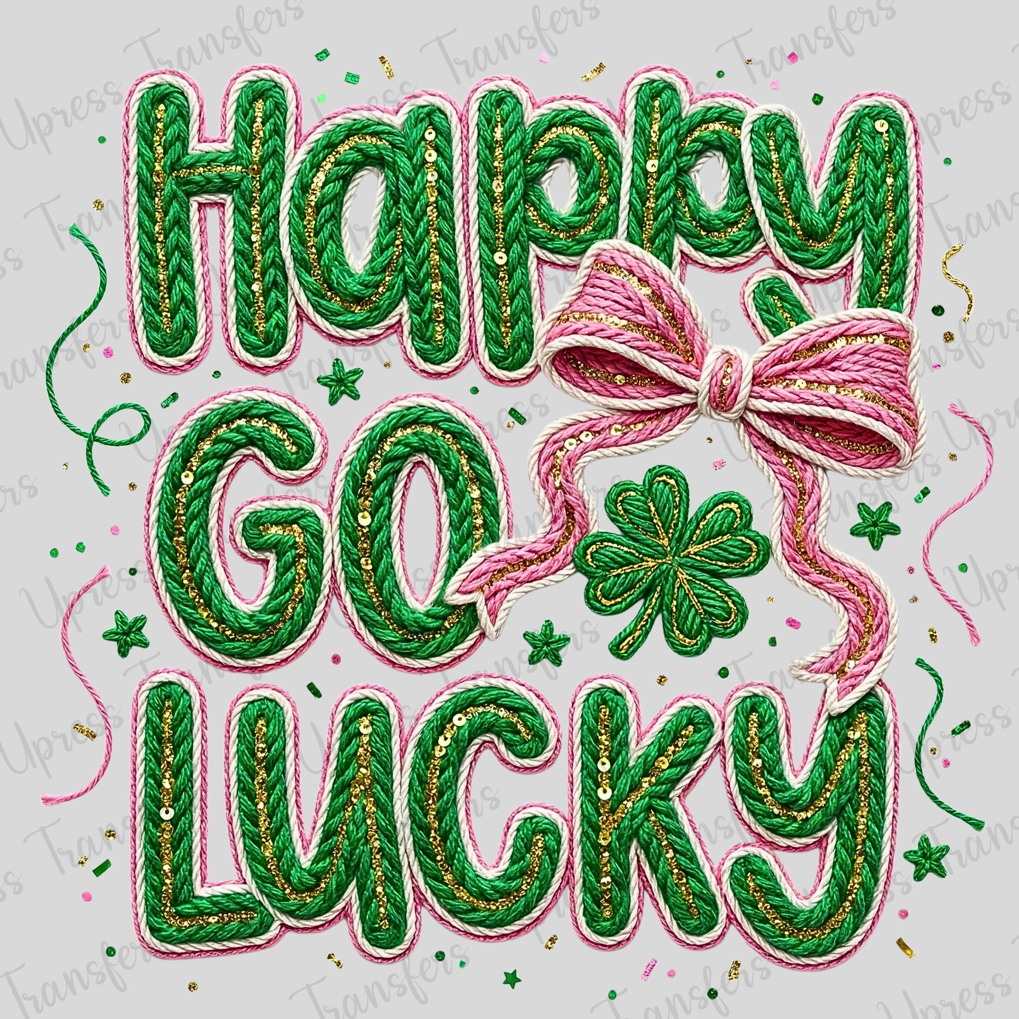Faux Happy Go Lucky