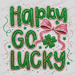 Faux Happy Go Lucky