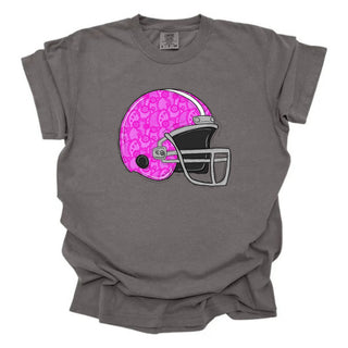 Faux Hot Pink Lace Helmet
