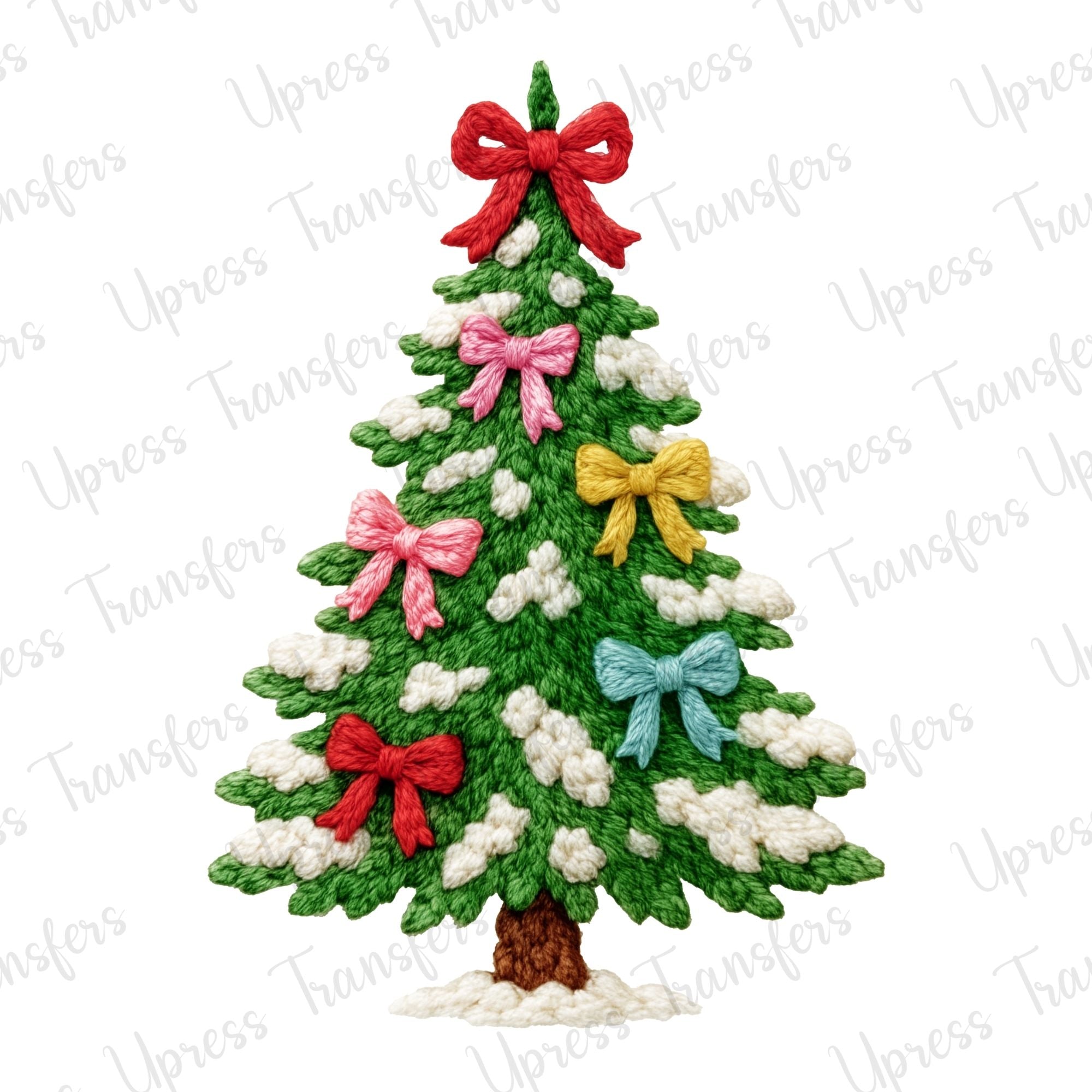 Faux Latch and Hook Christmas Tree