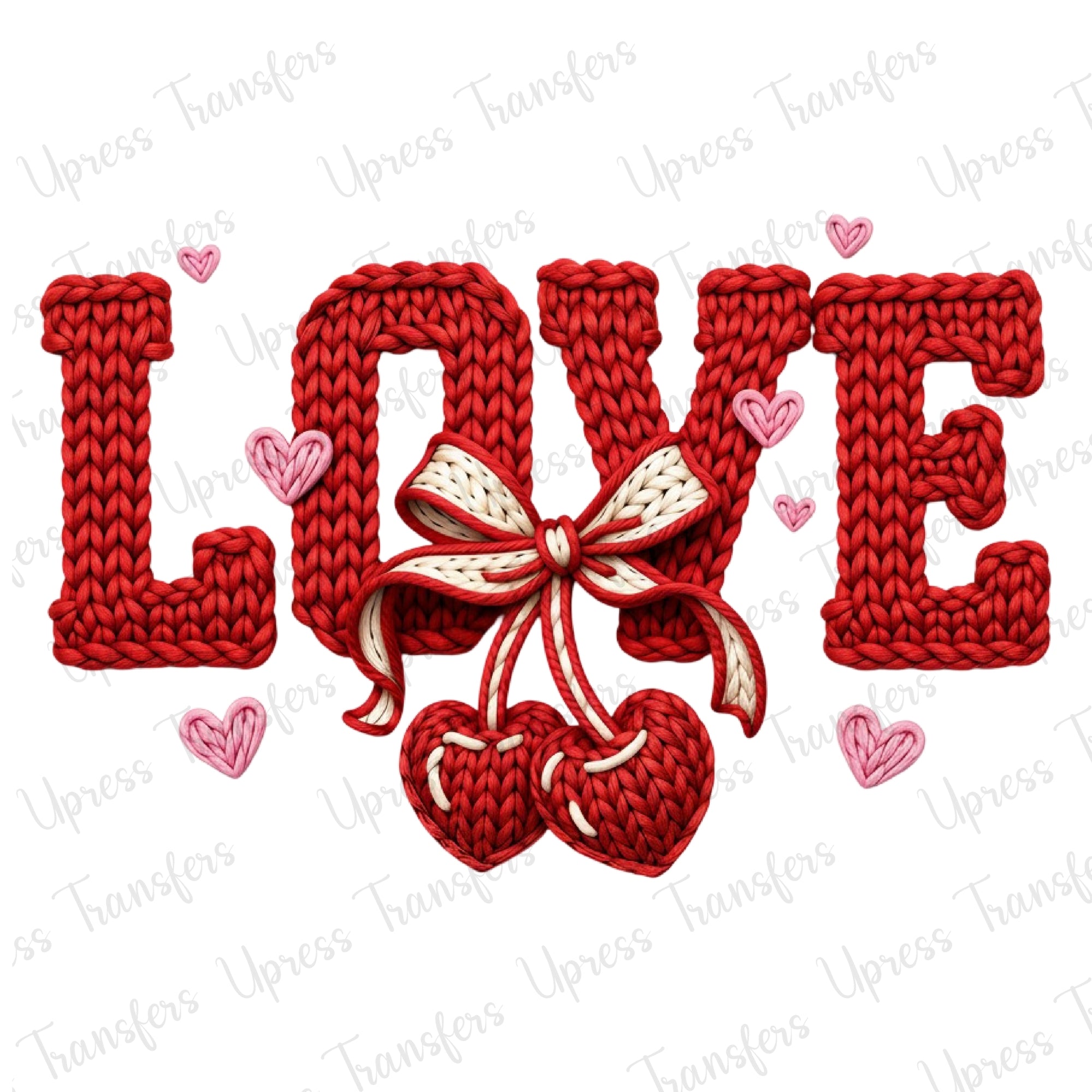 Faux Love Heart Cherry
