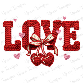 Faux Love Heart Cherry