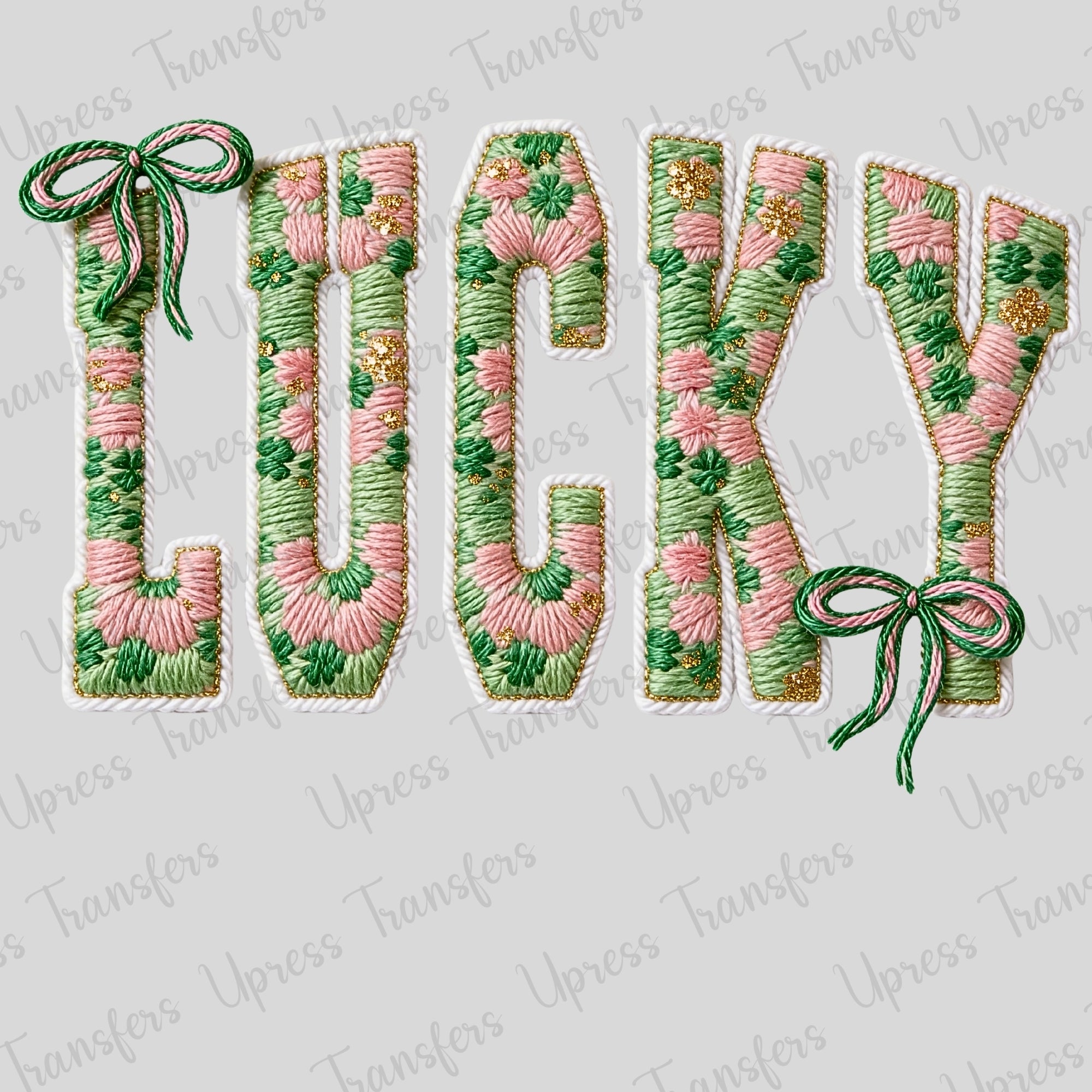 Faux Lucky With Ribbon