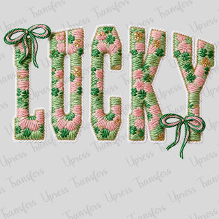 Faux Lucky With Ribbon