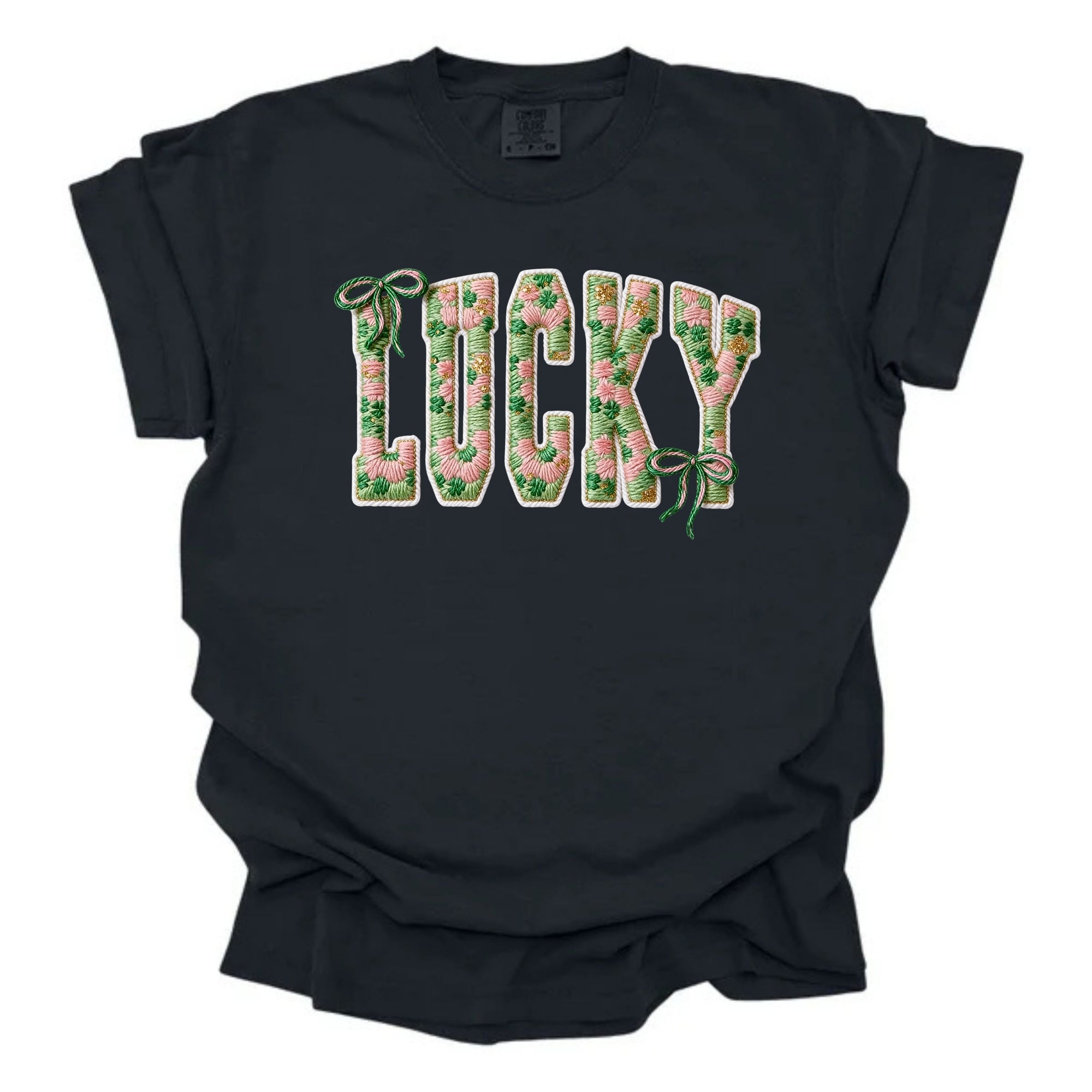 Faux Lucky With Ribbon