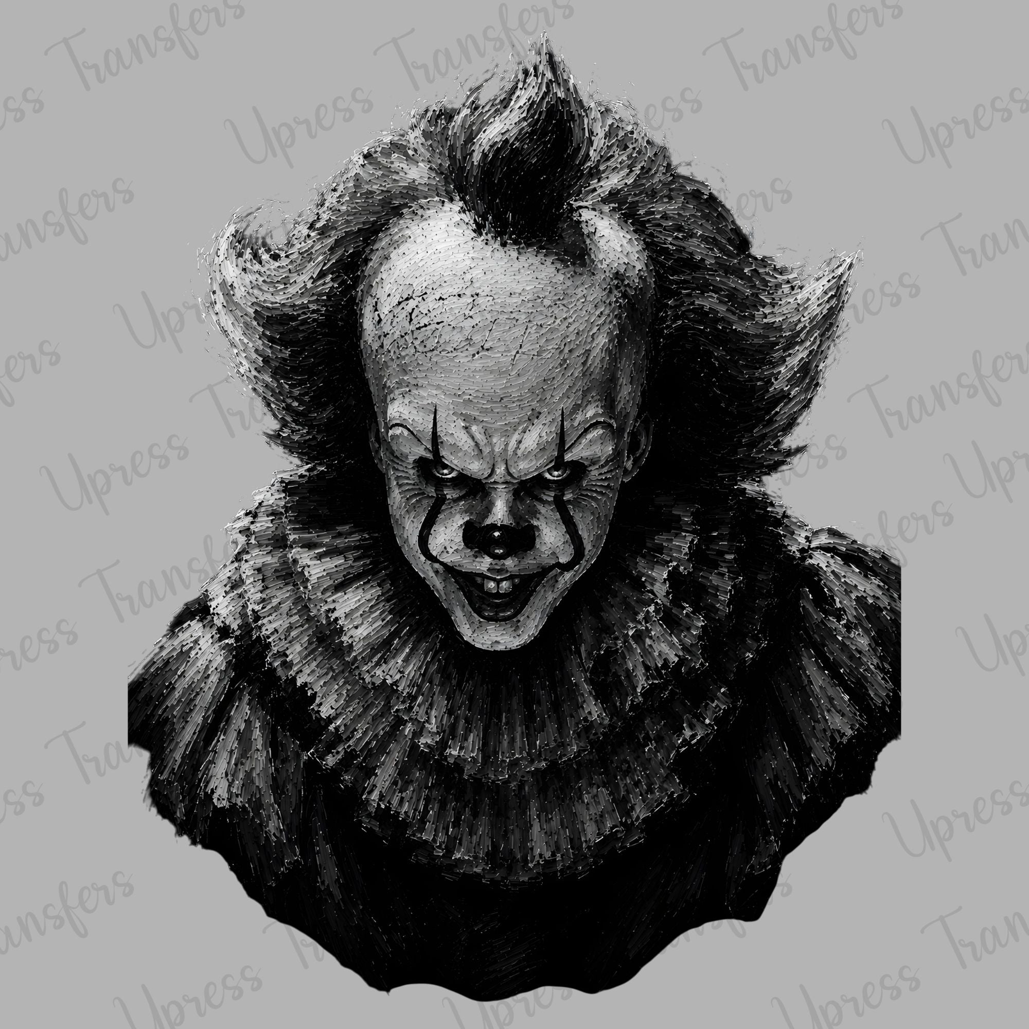 Faux Painted Clown
